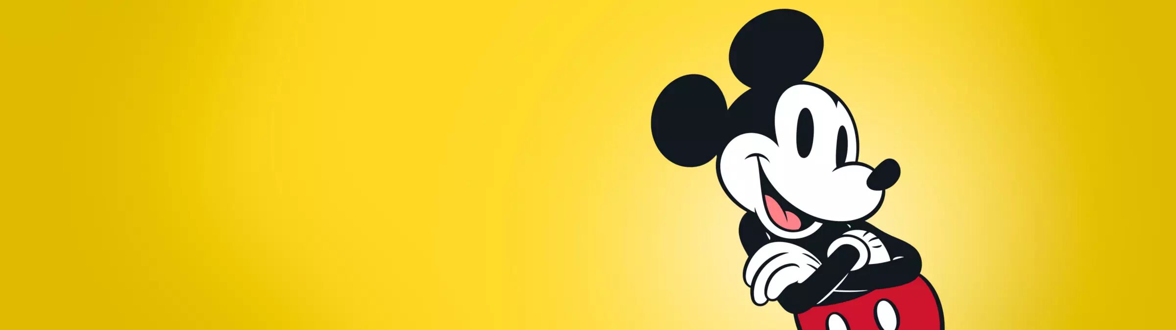 Mickey Mouse Character Banner